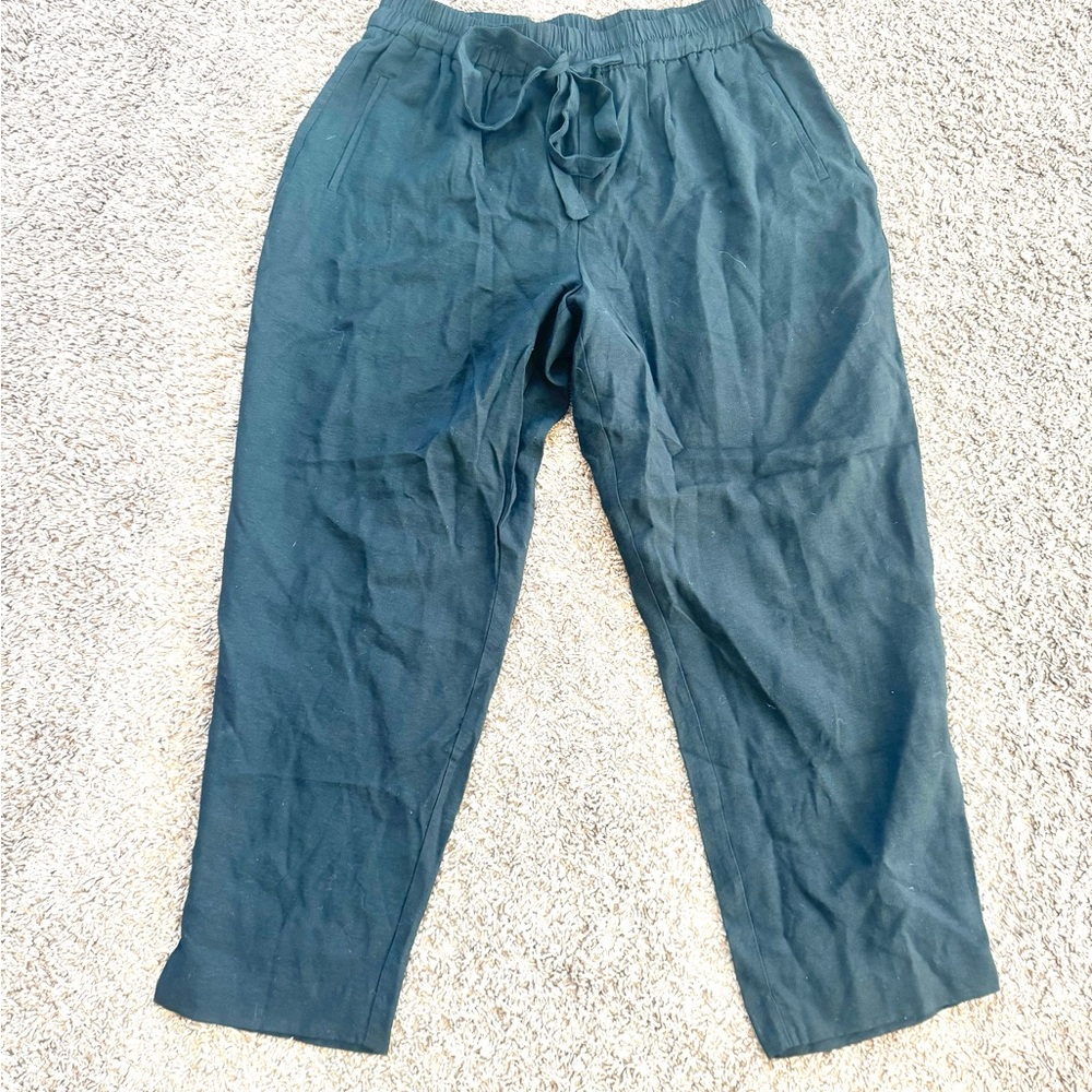 1.State Black Pull On Pants Drawstring Waist Tapered Size XXL NEW - Picture 2 of 11